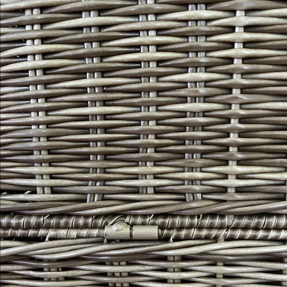 Pottery Barn Brown Outdoor Picnic Basket